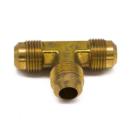 Woodland Airstream Parts and RV Accessories Store, 1/2" Flare Tee, Brass