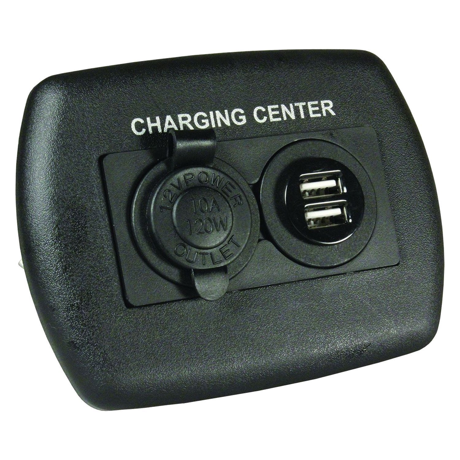 JR Products , 12V/Usb Charging Station Blk