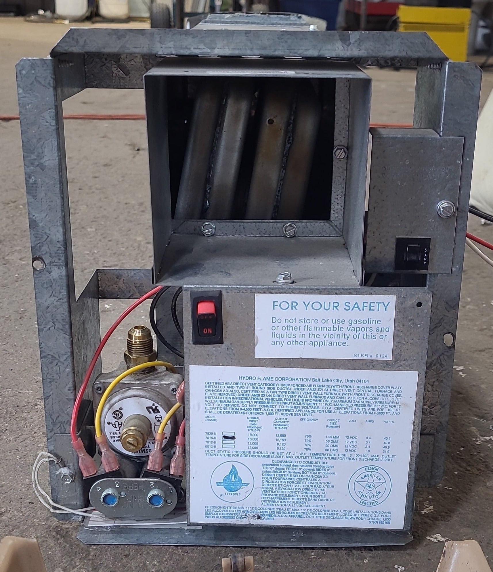 Atwood / Hydro Flame, 16000 BTU USED 7916-II Atwood HYDROFLAME Propane Furnace