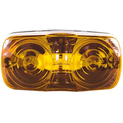 Optronics, 2 BULB MARKER LIGHT-AMBER