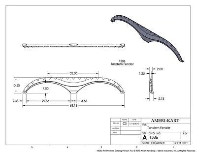 Keystone, 2014-2016 KEYSTONE IMPACT FENDER SKIRT (BLACK)