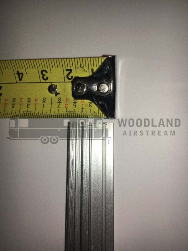 Woodland Airstream Parts and RV Accessories Store, Airstream Upper Bed and Side Curtain Track, Sold By The Foot - 100097