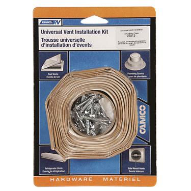 Woodland Airstream Parts and RV Accessories Store, Camco 3/4" x 8' Roof Vent Installation Butyl Tape Kit, White