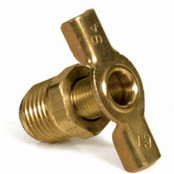 CAMCO, Camco Water Heater Drain Valve 1/4" NPT Thread Brass - 11663