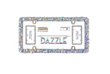 Cruiser , License Plate Frame Cruiser 16130 Dazzle, Chrome Plated