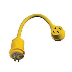 MARINCO, Marinco Power Cord Adapter 30 Amp Male x 50 Amp Female Locking - 173ARV