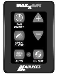 MAXXAIR VENT, MaxxAir Ventilation Solutions Roof Vent Remote Control - 00A03650K