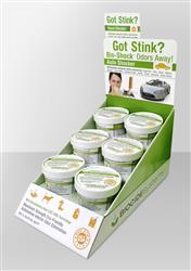 Biocide Systems , Odor Absorber Biocide Systems 3213-6 Auto Shocker ™, Free Standing Tub, Unscented, Case Of 6, With English Packaging