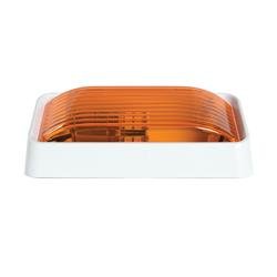 Arcon , Porch Light Arcon 20674 LED Bulb, 12 Volt, Rectangular, 5-3/4" Length x 3-1/2" Width, Amber Lens, White Base, Single