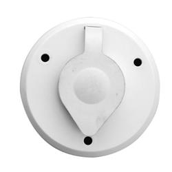 Prime Products , Receptacle Prime Products 08-6208 Outdoor Use; TV Cable Input; Single Round Receptacle; White