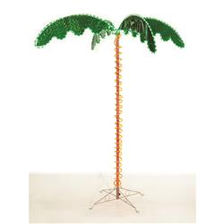 Faulkner , Rope Light - LED Faulkner 20522 Yard Light, 7 Foot Height x 6 Foot 1-1/2" Width, Amber And Green, Palm Tree, LED Light, 120 Volt AC/ 0.416 Amp/ 49.92 Watt