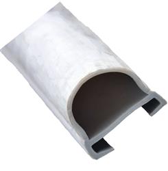 AP Products , Slide Out Seal AP Products 018-184-EKD D-Seal For Use With EKD Base, 1" Width x 15/16" Height x 35 Foot Length, White