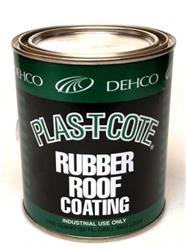 Hengs Industries, white | Roof Coating Heng's Industries 16-44128-4 Plas-T-Cote, For Rubber Roof, White, 1 Gallon